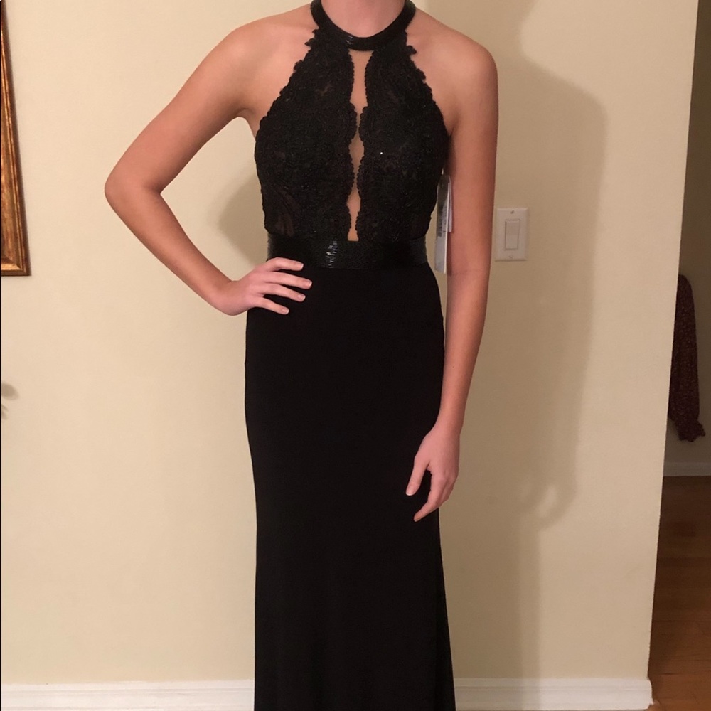 Sherri Hill Black Prom Dress